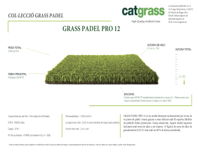 GRASS PADEL PRO 12